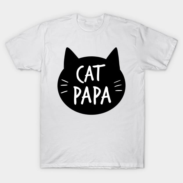 CAT PAPA T-Shirt by ithacaplus